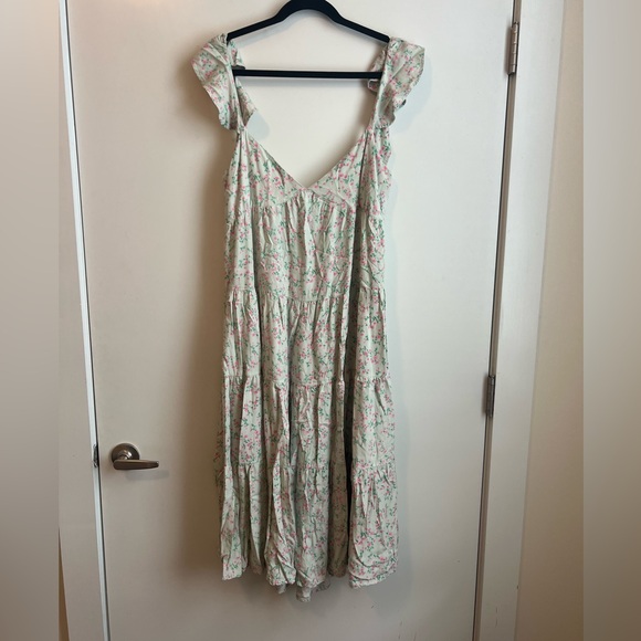 Floral Ruffle Maxi Dress - Picture 3 of 7
